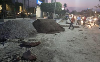 El incidente ocurrido en el área de la obra del dren pluvial en el bulevar México-Laredo, no fue una falla estructural.