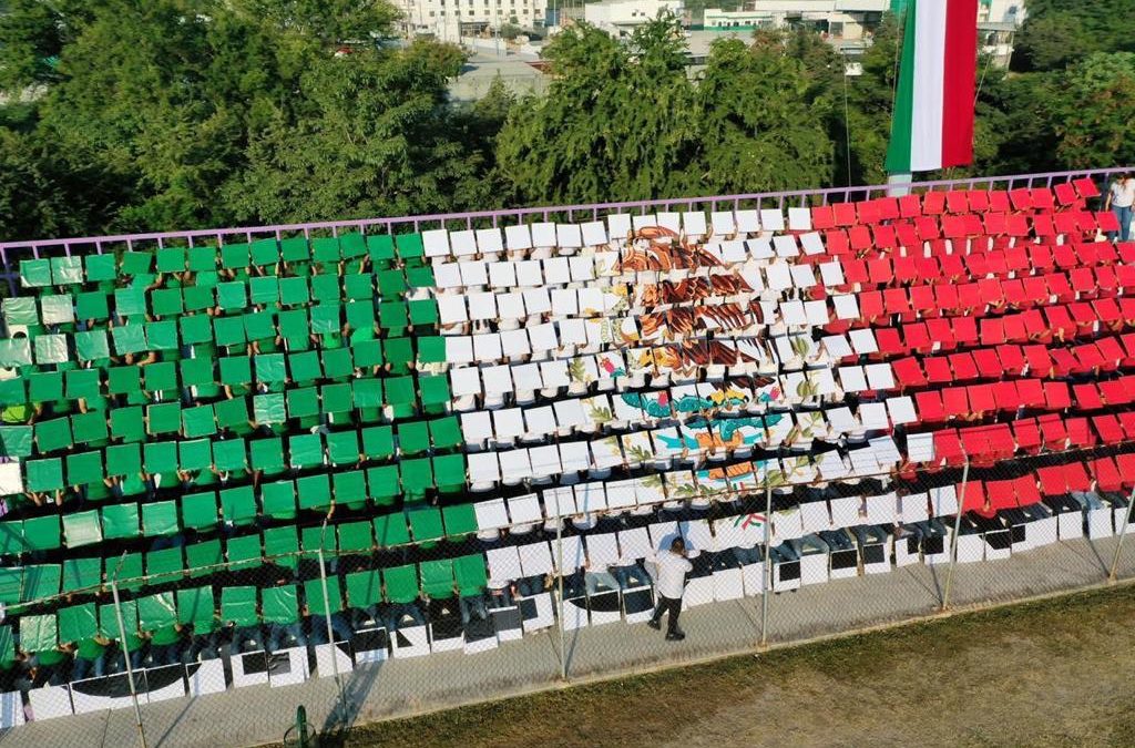 Encabeza AEC ceremonia de juramento a la bandera en Ciudad Valles