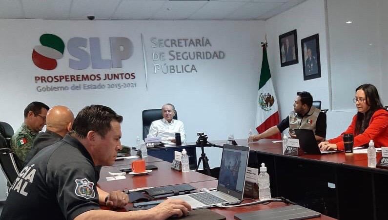 JUAN MANUEL CARRERAS SOSTIENE REUNIÓN VIRTUAL CON ALEJANDRO ROBLEDO SUBSECRETARIO DE LA SSPC.