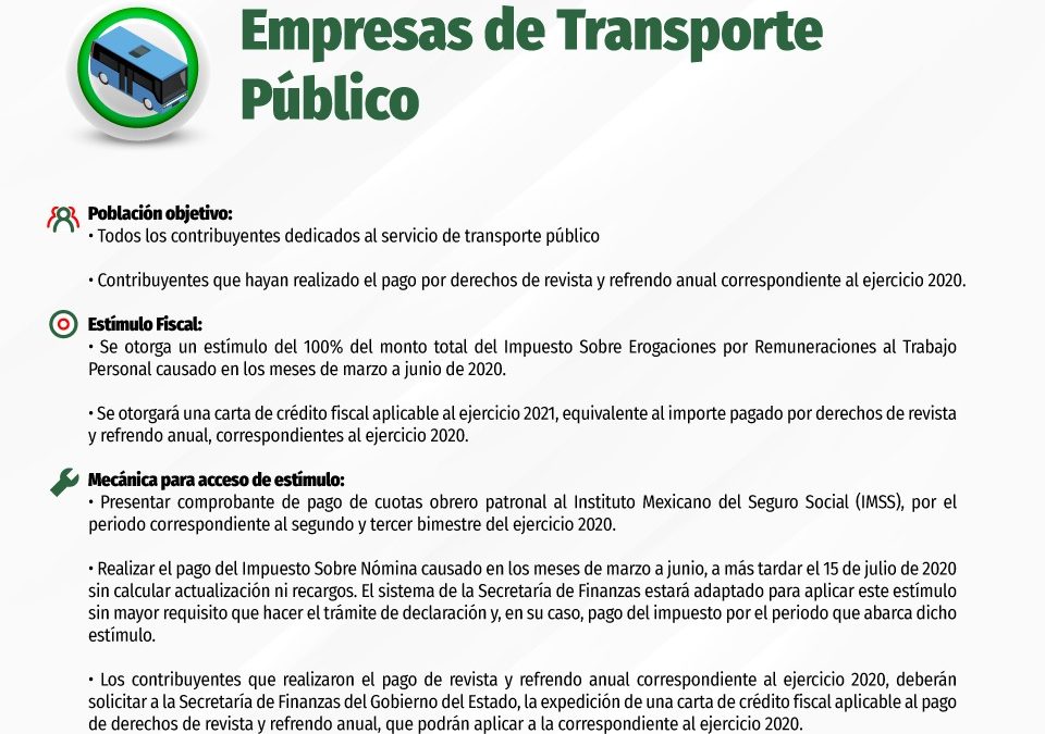 GOBIERNO DEL ESTADO OTORGA ESTÍMULOS FISCALES A LAS Y LOS CONCESIONARIOS DE TRANSPORTE PÚBLICO: DANIEL PEDROZA.