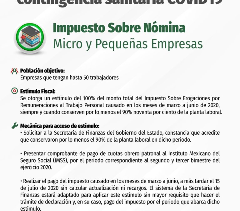 GOBIERNO DEL ESTADO EXENTA DEL IMPUESTO SOBRE NÓMINA A MICRO Y PEQUEÑAS EMPRESAS: DANIEL PEDROZA.