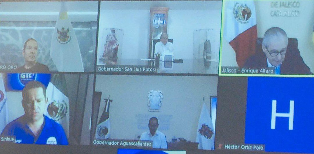 GOBERNADORES DE ACBO ACUERDAN IMPLEMENTAR FILTROS SANITARIOS INTERESTATALES.