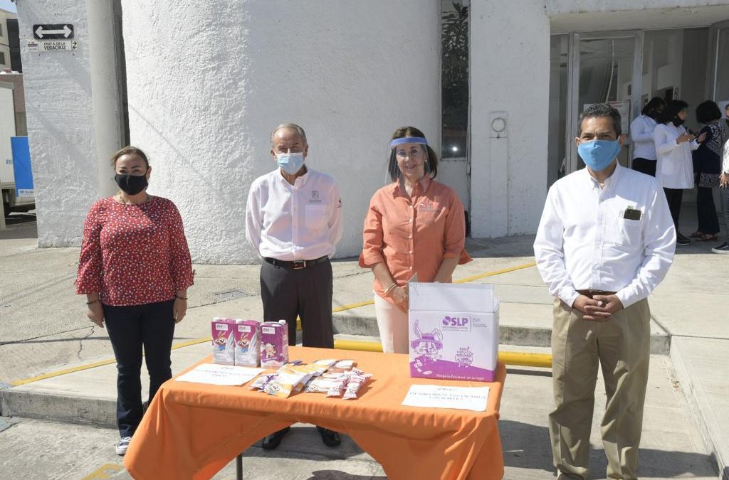 JUAN MANUEL CARRERAS Y LORENA VALLE DIERON BANDERAZO DE SALIDA A APOYOS ALIMENTARIOS PARA 165 MIL NIÑAS Y NIÑOS EN LA ENTIDAD.