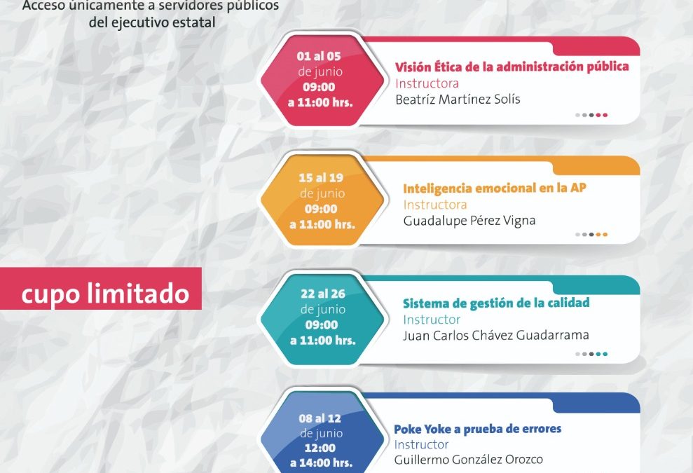 OM IMPULSA CAPACITACIÓN DE PERSONAL EN LA ADMINISTRACIÓN ESTATAL.