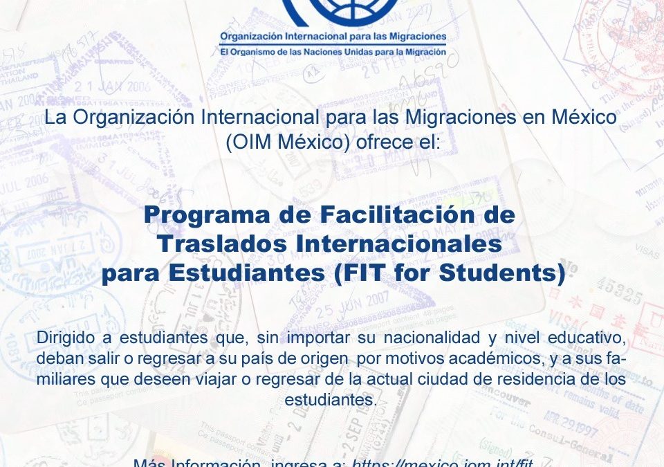 PROMUEVE COPOCYT PROGRAMA DE FACILITACIÓN DE TRASLADOS INTERNACIONALES PARA ESTUDIANTES.