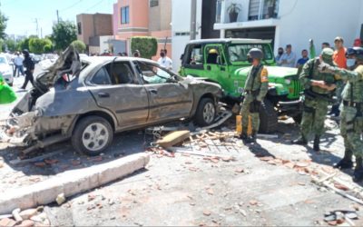 EXPLOSIÓN POR ACUMULACIÓN DE GAS EN CASA HABITACIÓN DEJA SALDO DE UNA PERSONA HERIDA Y DAÑOS ESTRUCTURALES: CEPC.