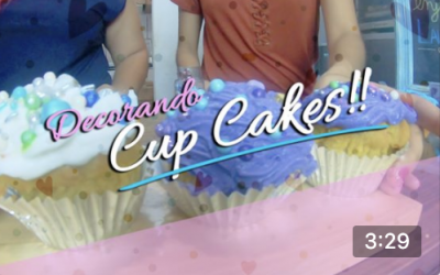 Decorando cupcakes