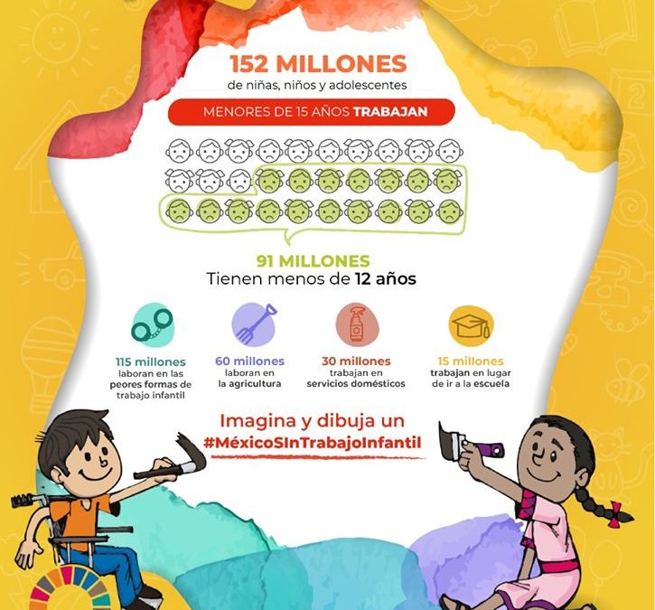 DIF REITERA INVITACIÓN A NIÑAS, NIÑOS Y ADOLESCENTES A PARTICIPAR EN EL CONCURSO DE DIBUJO “UN MÉXICO SIN TRABAJO INFANTIL”.