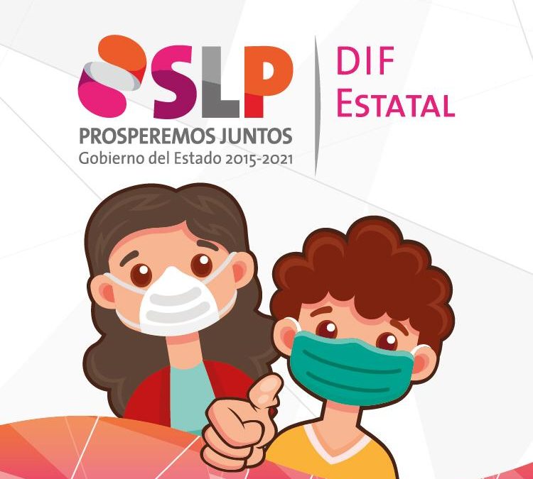 DIF ESTATAL SE SUMA A LA CONVOCATORIA PARA INCENTIVAR EL USO DE CUBREBOCAS.