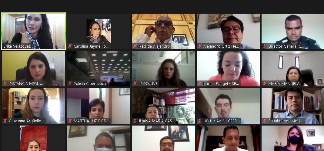 DE FORMA VIRTUAL SESIONÓ EL FUNCIONARIADO DEL SEPASEVM DURANTE SU TRIGÉSIMA OCTAVA REUNIÓN ORDINARIA.