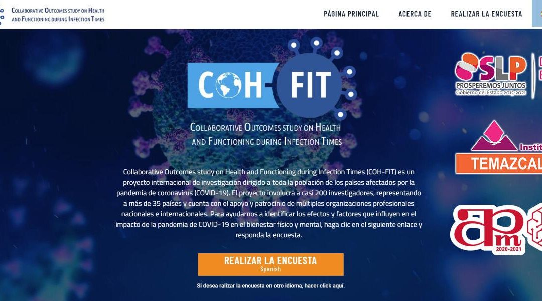 EL INSTITUTO TEMAZCALLI SE SUMA A INVESTIGACIÓN INTERNACIONAL PARA CONOCER EL IMPACTO DE LA PANDEMIA POR EL COVID-19.