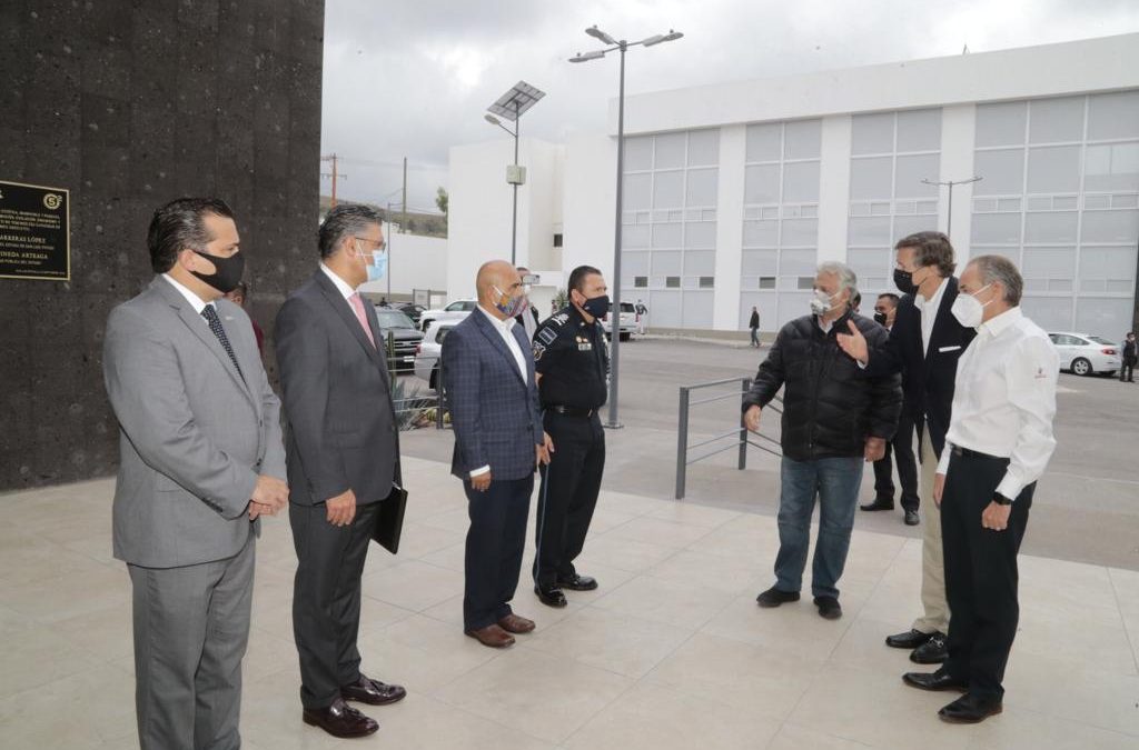 JUAN MANUEL CARRERAS, EL EMBAJADOR CHRISTOPHER LANDAU Y EL SECRETARIO DE TURISMOMIGUEL TORRUCO MARQUÉS REALIZAN GIRA DE TRABAJO EN SLP