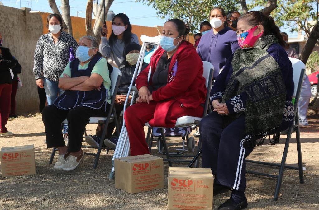 LVR ENTREGÓ APOYOS ALIMENTARIOS A FAMILIAS POTOSINAS.