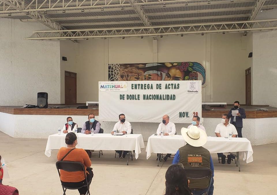 GOBIERNO ESTATAL ENTREGA TRÁMITES DEL PROGRAMA DOBLE NACIONALIDAD EN LA ZONA ALTIPLANO