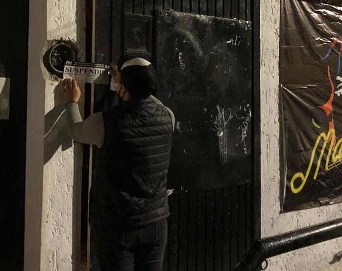 SUSPENDEN ESTABLECIMIENTOS EN SLP POR INCUMPLIR MEDIDAS SANITARIAS.