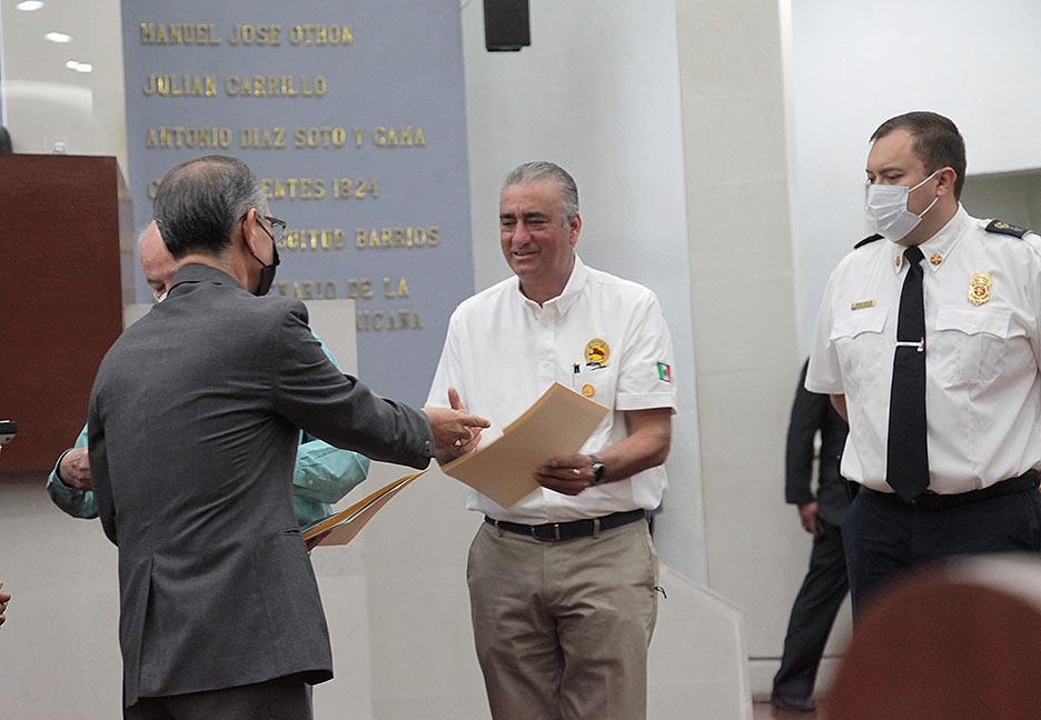 EL CONGRESO DEL ESTADO ENTREGÓ DONATIVOS AL PATRONATO DE LA CRUZ ROJA MEXICANA Y AL H. CUERPO DE BOMBEROS DE SLP Y RIOVERDE
