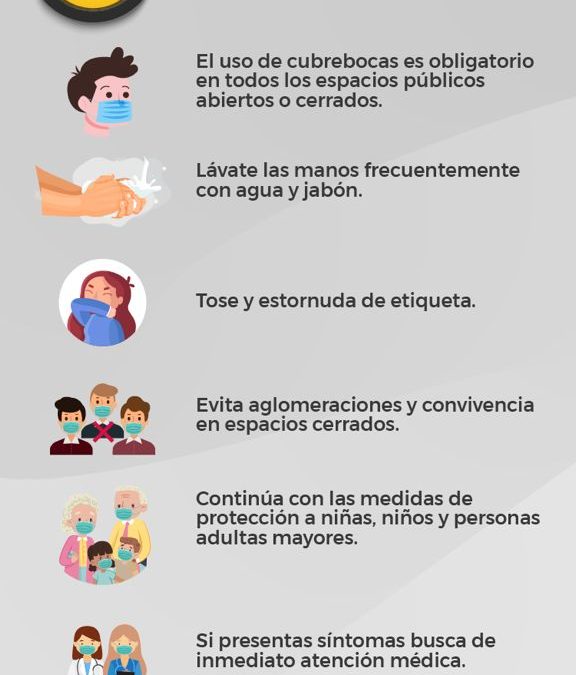SS EMITE RECOMENDACIONES DURANTE SEMÁFORO AMARILLO
