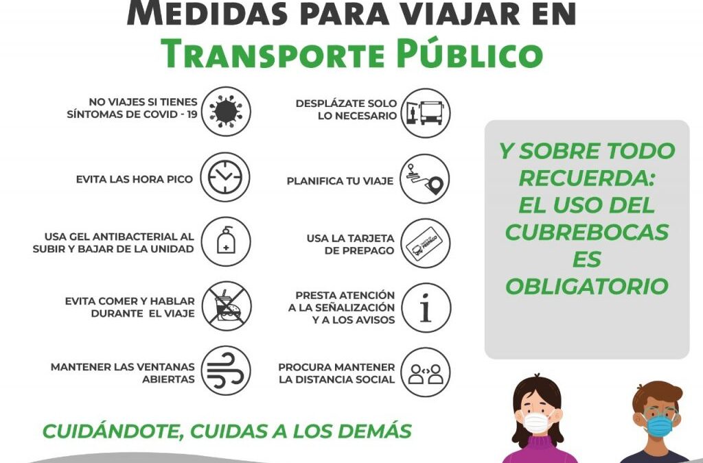 EXHORTA SCT A EXTREMAR MEDIDAS DE PREVENCIÓN CONTRA EL COVID-19 EN TRANSPORTE PÚBLICO
