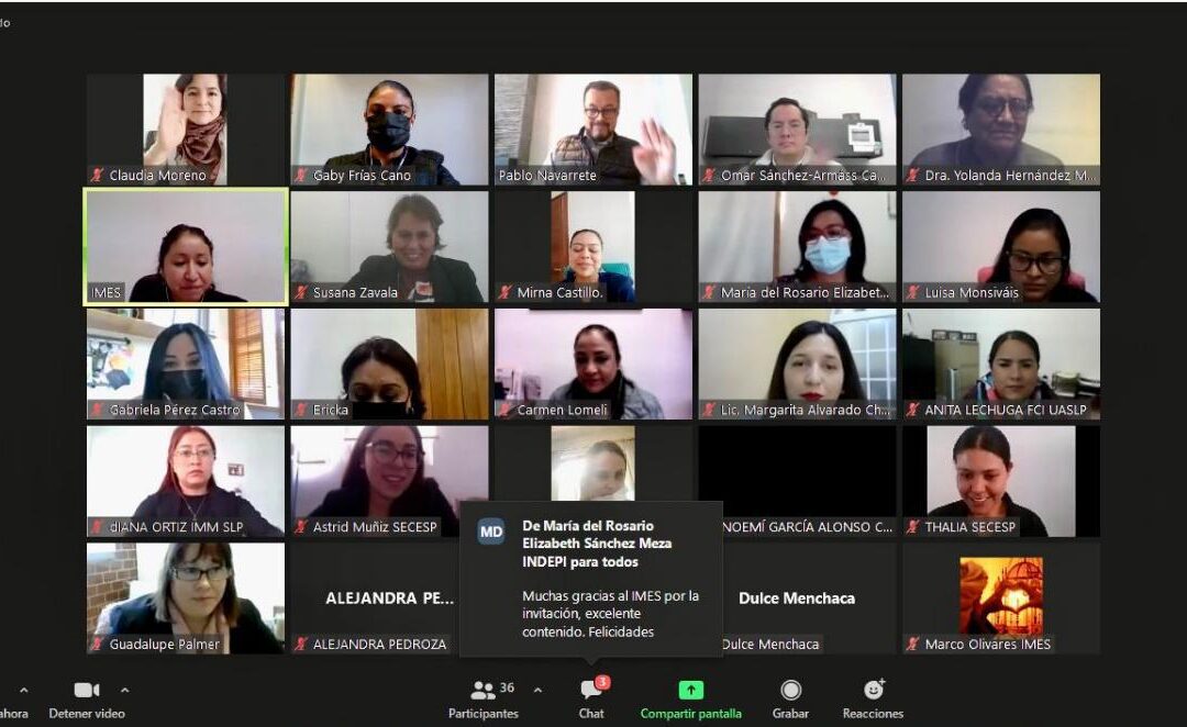 INSTITUTO ESTATAL DE LA MUJER PARTICIPA EN ENCUENTRO CON REPRESENTANTES DE LA ONU