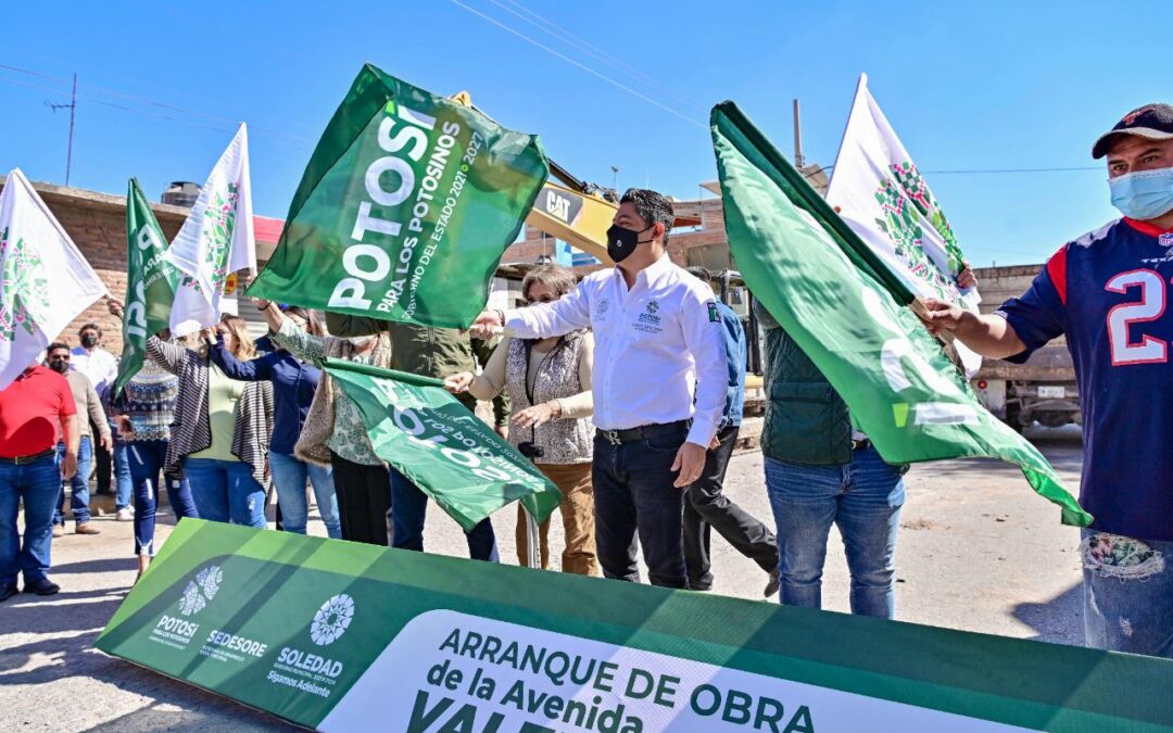 GOBERNADOR RESPALDA DESARROLLO SOLEDENSE CON 64 MDP EN OBRAS