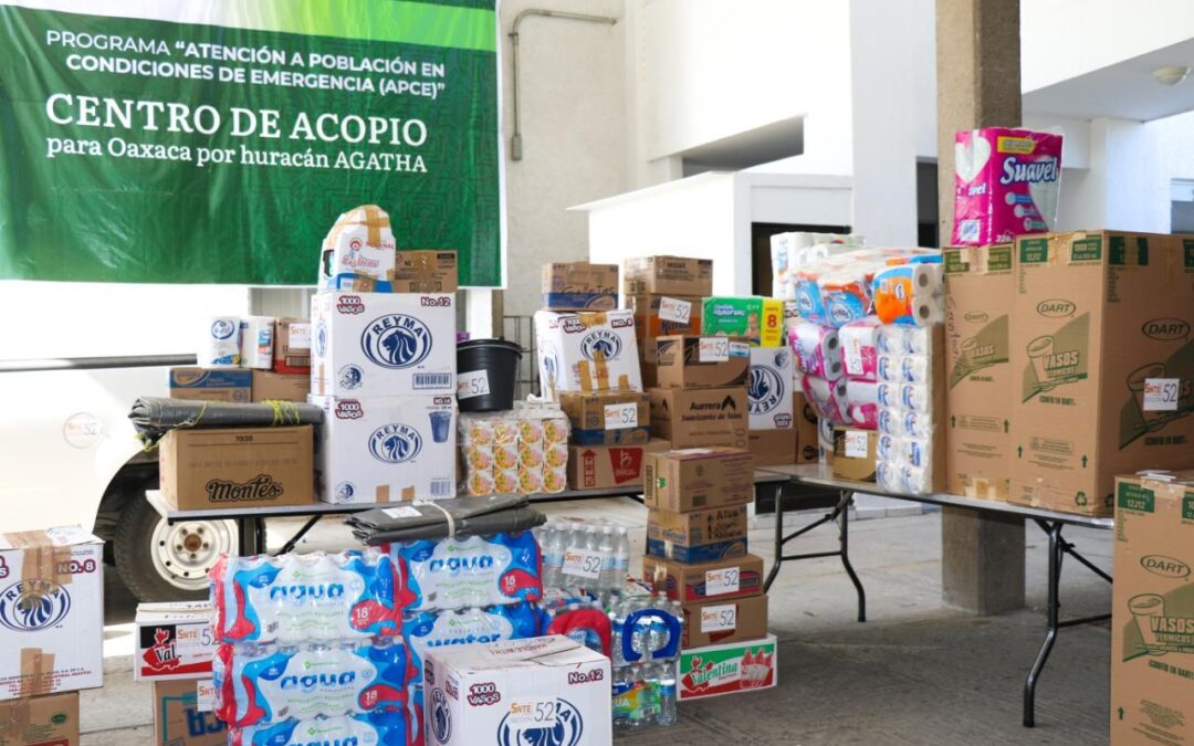 DIF POTOSINO ENTREGA AYUDA HUMANITARIA A AFECTADOS POR HURACÁN EN OAXACA