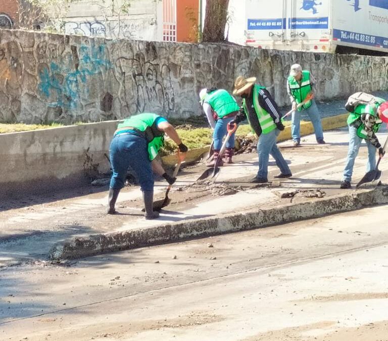TRAS RECIENTES LLUVIAS, REDOBLA ESFUERZOS SEDUVOP PARA ATENDER AFECTACIONES EN ZONA METROPOLITANA