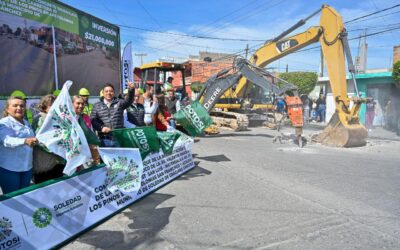 CONTINÚA GOBERNADOR CON LA TRANSFORMACIÓN DE SOLEDAD; ARRANCA RESCATE DE AVENIDA VALENTÍN AMADOR