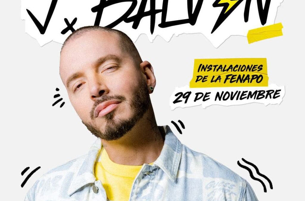 EL 29 DE NOVIEMBRE, REGRESA J BALVIN A SLP PARA ABRIR EL FESTIVAL NAVIDEÑO