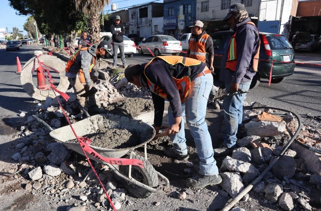 CON REHABILITACIÓN DE AVENIDA DE LA PAZ, GOBIERNO DEL CAMBIO GARANTIZA UNA VÍA SEGURA E INCLUYENTE