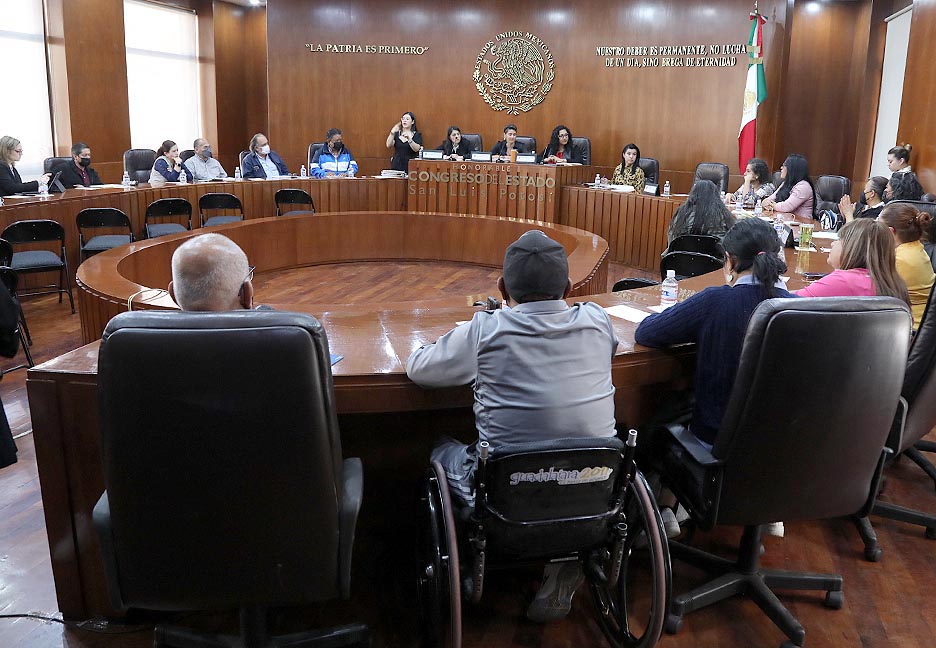 LA COMISIÓN DE DERECHOS HUMANOS CON APOYO DE LOS COLECTIVOS DE PERSONAS CON DISCAPACIDAD BUSCA ESTABLECER LOS MECANISMOS PARA REALIZAR LAS CONSULTAS PÚBLICAS