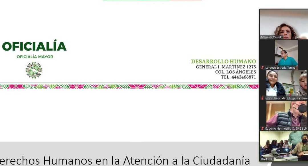 OFICIALÍA MAYOR FOMENTA DERECHOS HUMANOS EN LA ATENCIÓN CIUDADANA