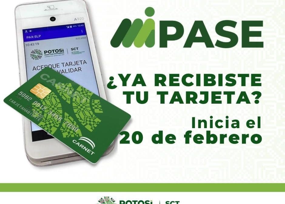 A PARTIR DE ESTE LUNES SE ACTIVARÁN TARJETAS MI PASE: SCT 