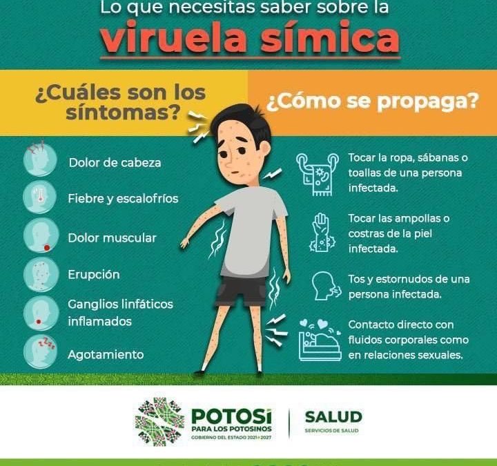CONFIRMA SALUD NUEVO CASO DE VIRUELA SÍMICA EN EL ESTADO