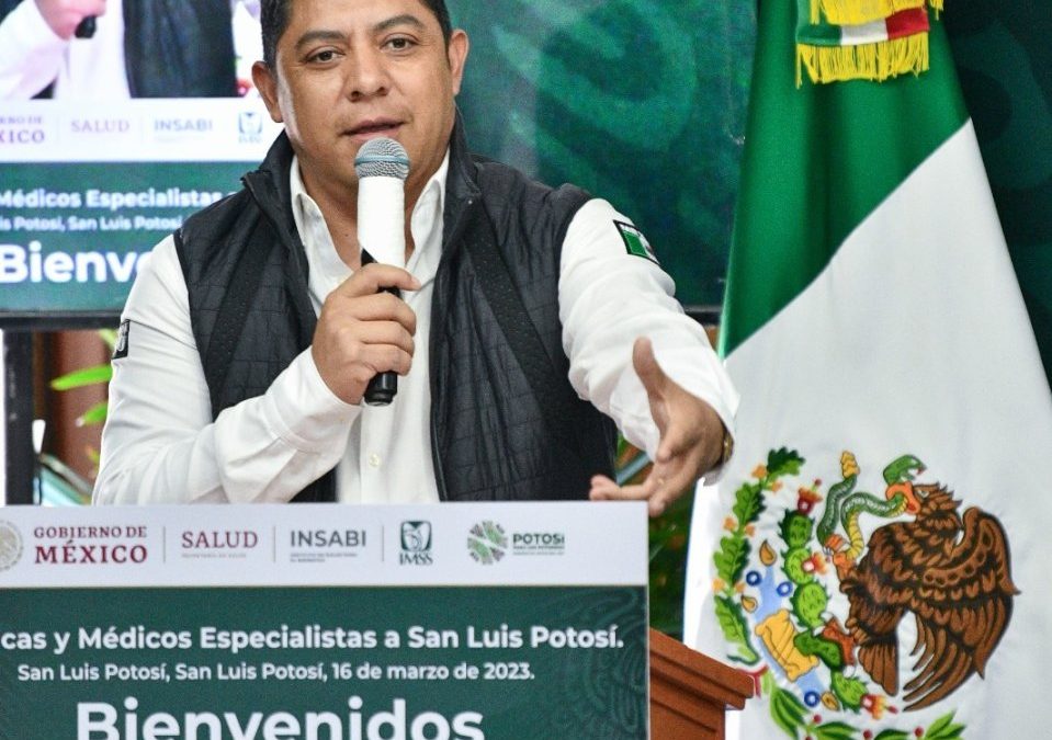 ANUNCIA RICARDO GALLARDO 140 MDP PARA HOSPITAL IMSS-BIENESTAR DE RIOVERDE.