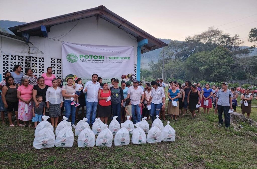 ENTREGA 2023 DE BECAS ALIMENTARIAS, POR LLEGAR A MEDIO MILLÓN DE FAMILIAS POTOSINAS.