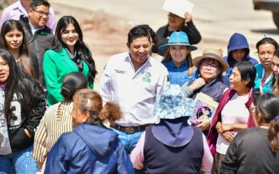 RICARDO GALLARDO SÍ CUMPLE PROMESAS RECONOCEN HABITANTES DE LAS FLORES Y LOS PINOS