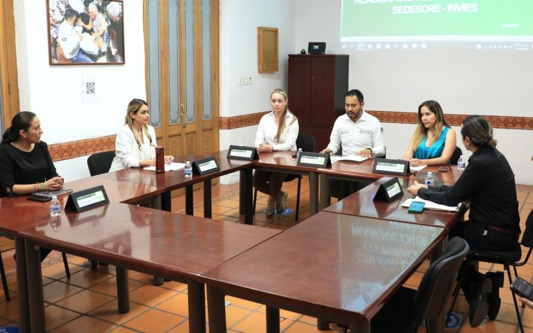SEDESORE E INVIES FIRMAN CONVENIO A FAVOR DE VIVIENDAS DIGNAS