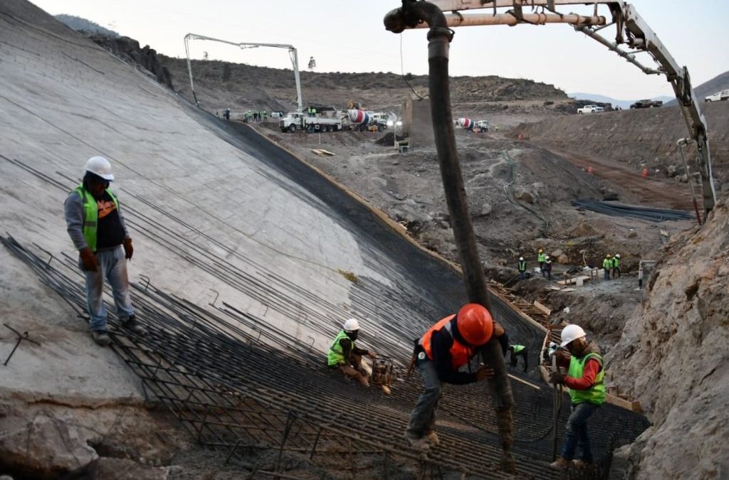 GOBIERNO DEL CAMBIO AVANZA OBRAS EN PRESA EL PEAJE; ARRANCA LA INTERVENCIÓN DE LA CORTINA 