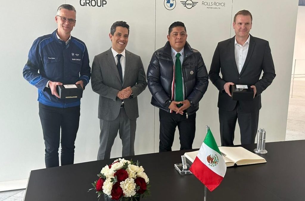 DESDE MÚNICH, FORMALIZA GOBERNADOR RICARDO GALLARDO INVERSIÓN DE BMW EN SLP