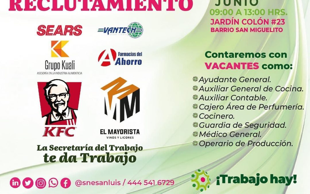 PROMUEVE GOBIERNO ESTATAL JORNADAS DE RECLUTAMIENTO