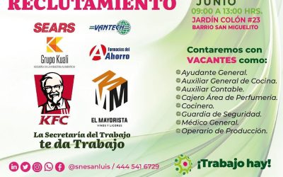 PROMUEVE GOBIERNO ESTATAL JORNADAS DE RECLUTAMIENTO