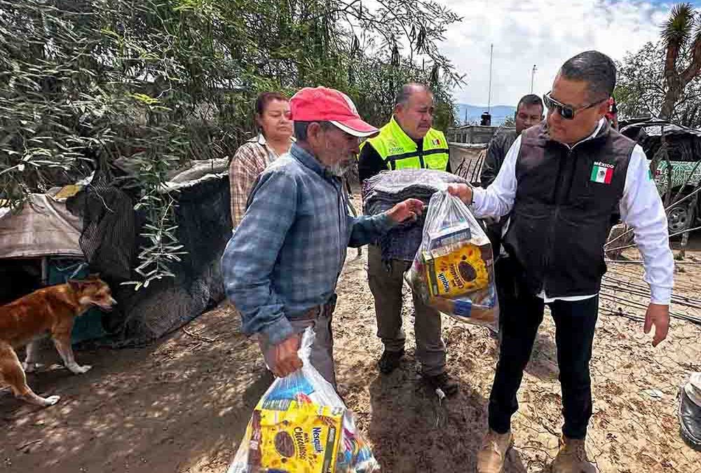 GOBIERNO DEL CAMBIO ATENDIÓ A FAMILIAS DE GUADALCÁZAR TRAS LLUVIAS