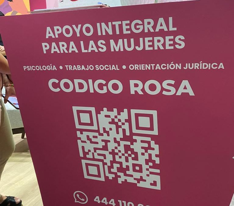 GOBIERNO ESTATAL AMPLÍA APOYO A LAS MUJERES CON CÓDIGO ROSA TELMUJER