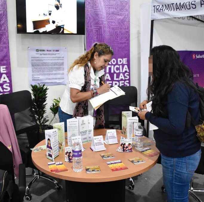CJM HA BRINDADO ATENCIÓN A MÁS DE 300 MUJERES EN MÓDULO DEL CJM EN LA FENAPO