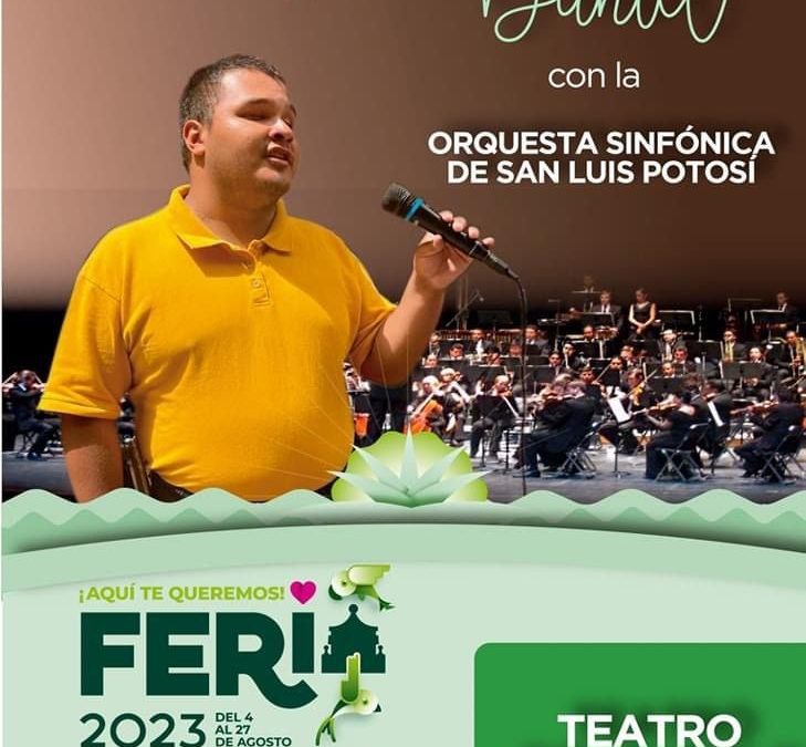 LUIS DANIEL VELÁZQUEZ “LA VOZ DE LUIS MIGUEL” SE PRESENTARÁ EN LA FENAPO