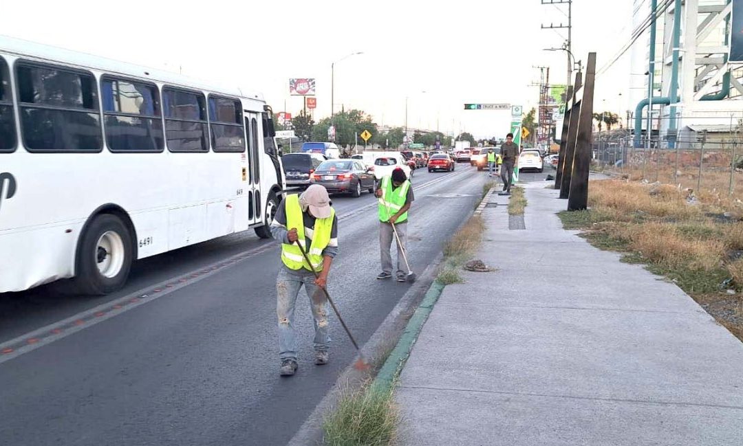JEC REALIZA ACCIONES DE CONSERVACIÓN EN CARRIL DE METRORED