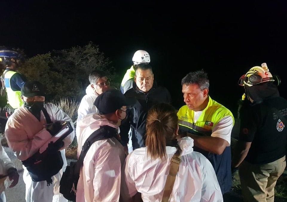 GOBIERNO ESTATAL BRINDA APOYO A LAS Y LOS AFECTADOS DEL ACCIDENTE EN ESCALERILLAS