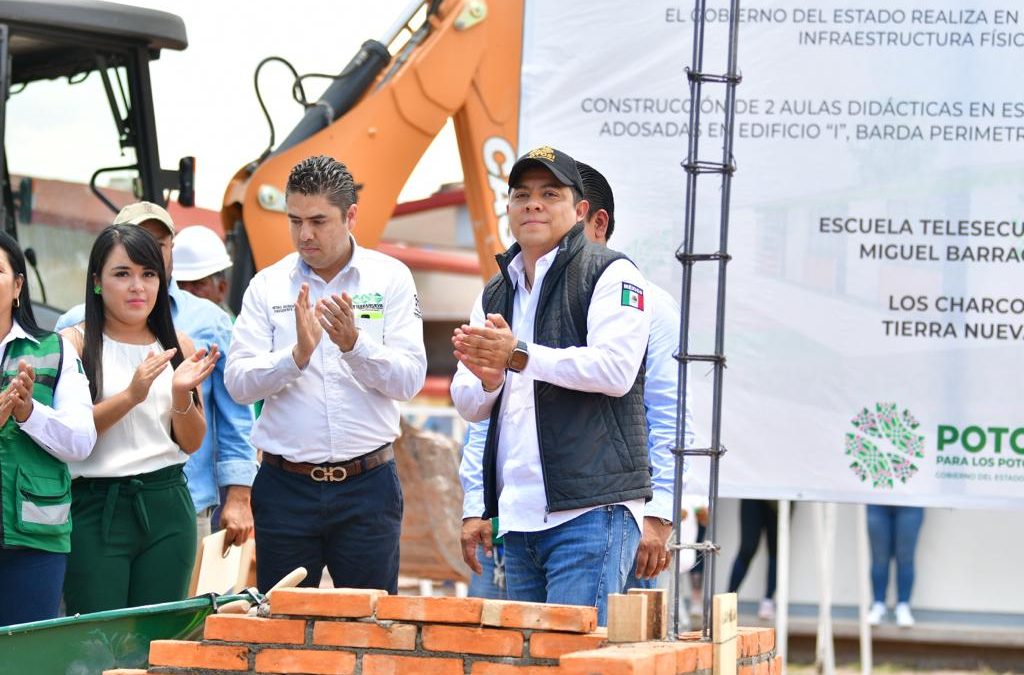 RICARDO GALLARDO INICIA MÁS OBRAS DE INFRAESTRUCTURA EN TIERRA NUEVA