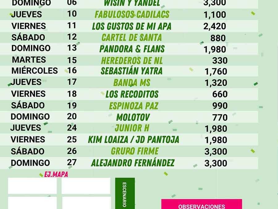 TERRAZAS DE LA FENAPO SERÁN A BENEFICIO DE LOS PROGRAMAS DEL DIF ESTATAL