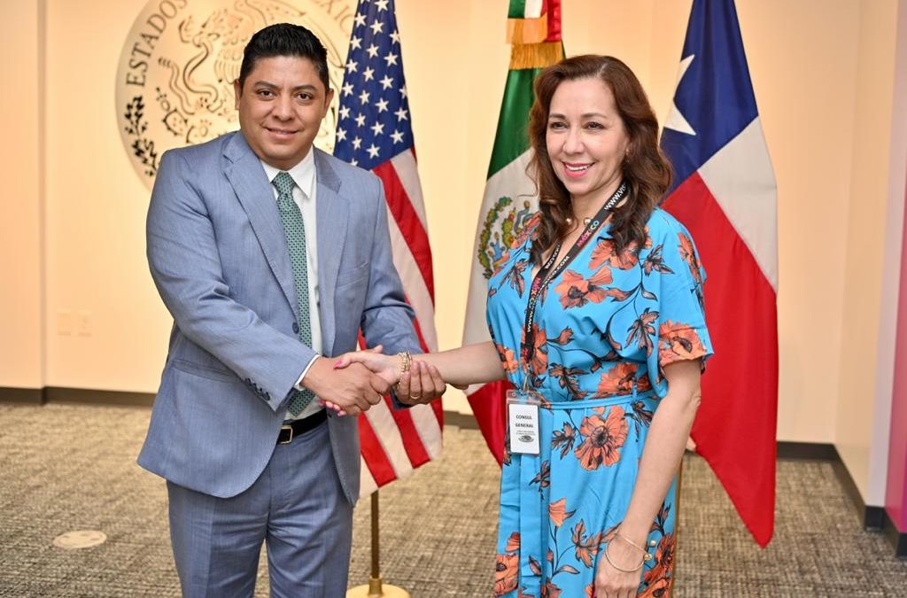 RICARDO GALLARDO SOSTUVO REUNIÓN CON LA CÓNSUL GENERAL DE MÉXICO EN HOUSTON.